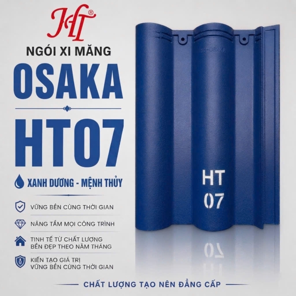 NGÓI OSAKA MÀU XANH DƯƠNG (HT07)