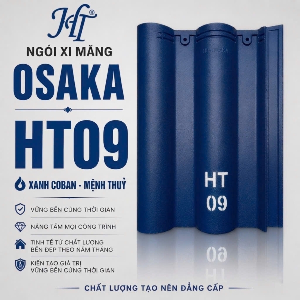 NGÓI OSAKA MÀU XANH COBAN (HT09)